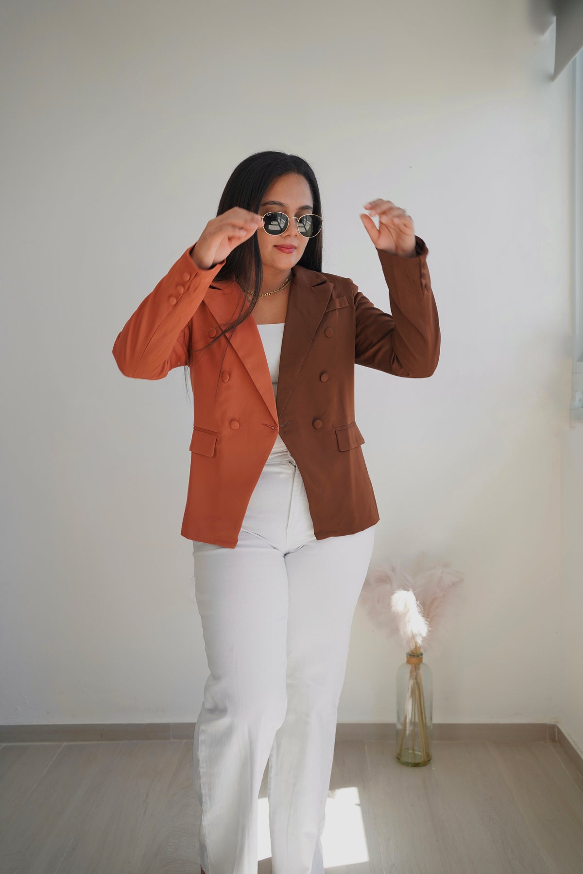 Pumpkim spice blazer