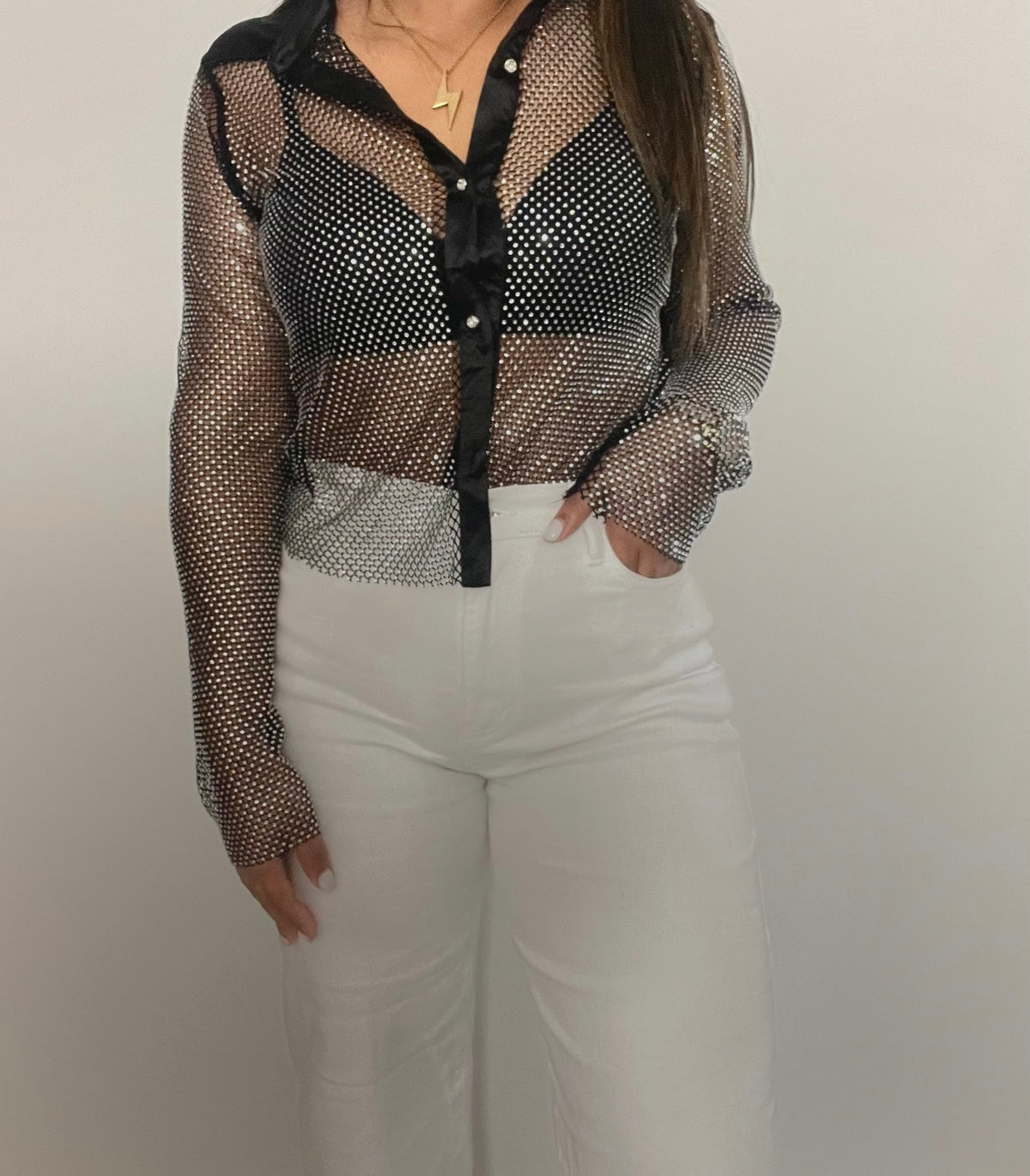 Emily mesh top