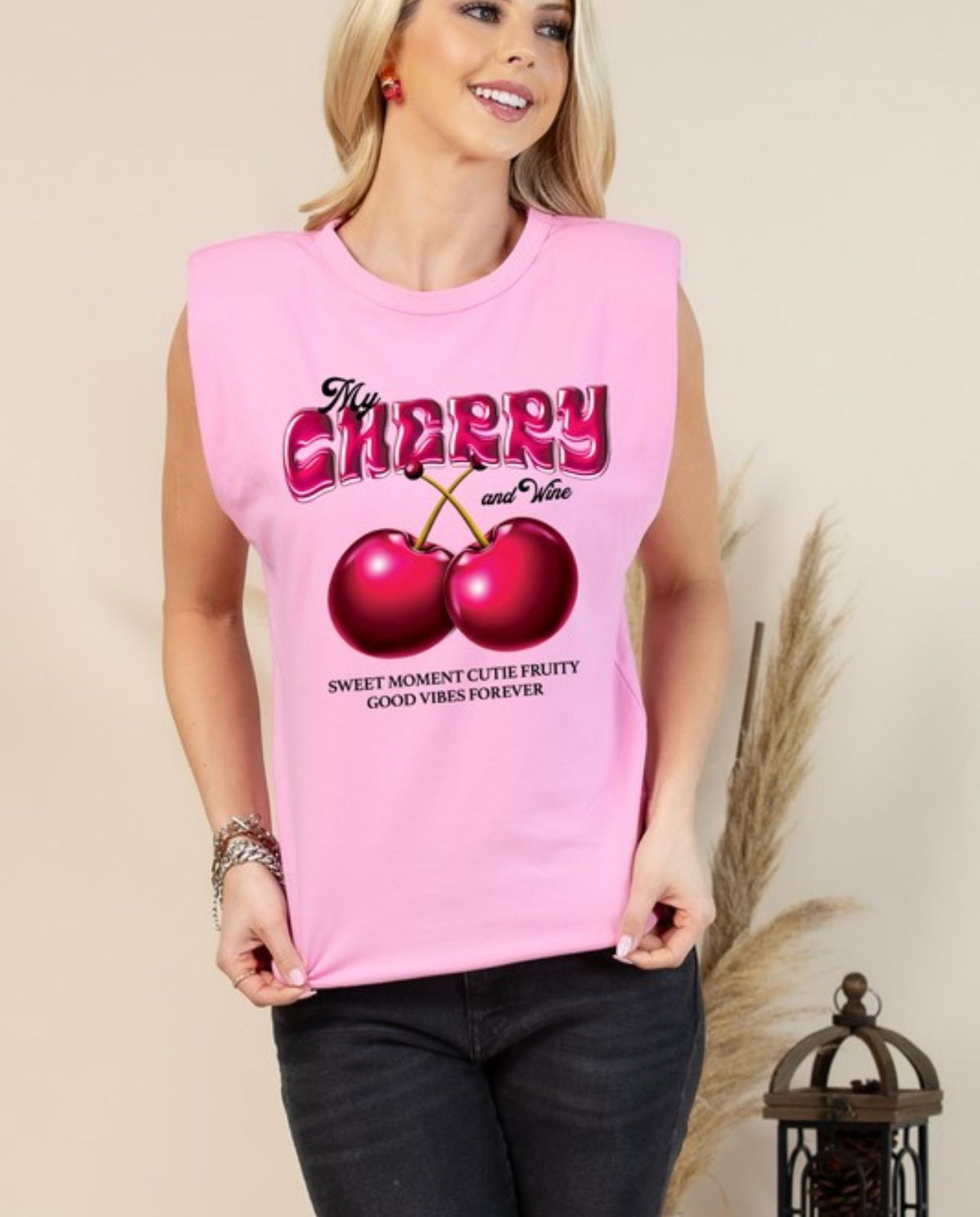 Cherry in pink