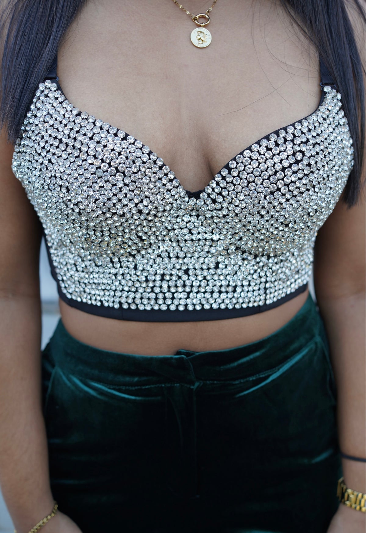 Rhinestone corset – Zafira Beautique
